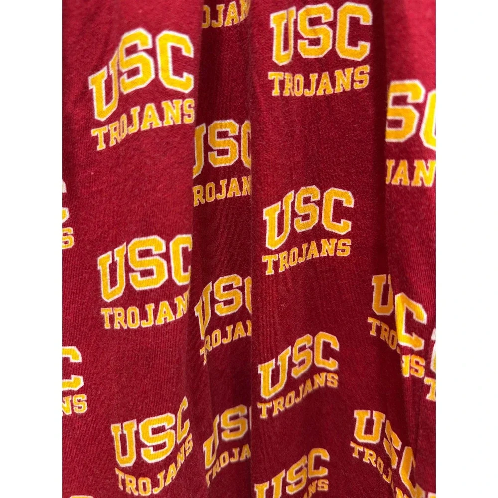 USC Trojans Mens XL Pajama Pants Cardinal Red Cotton Lounge Bottoms 289c Apparel